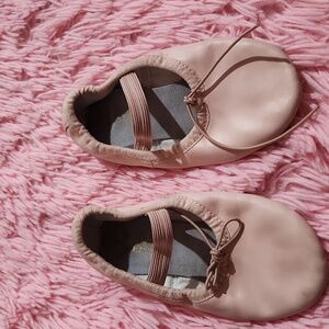Toddler Girls Pink Ballet Slippers